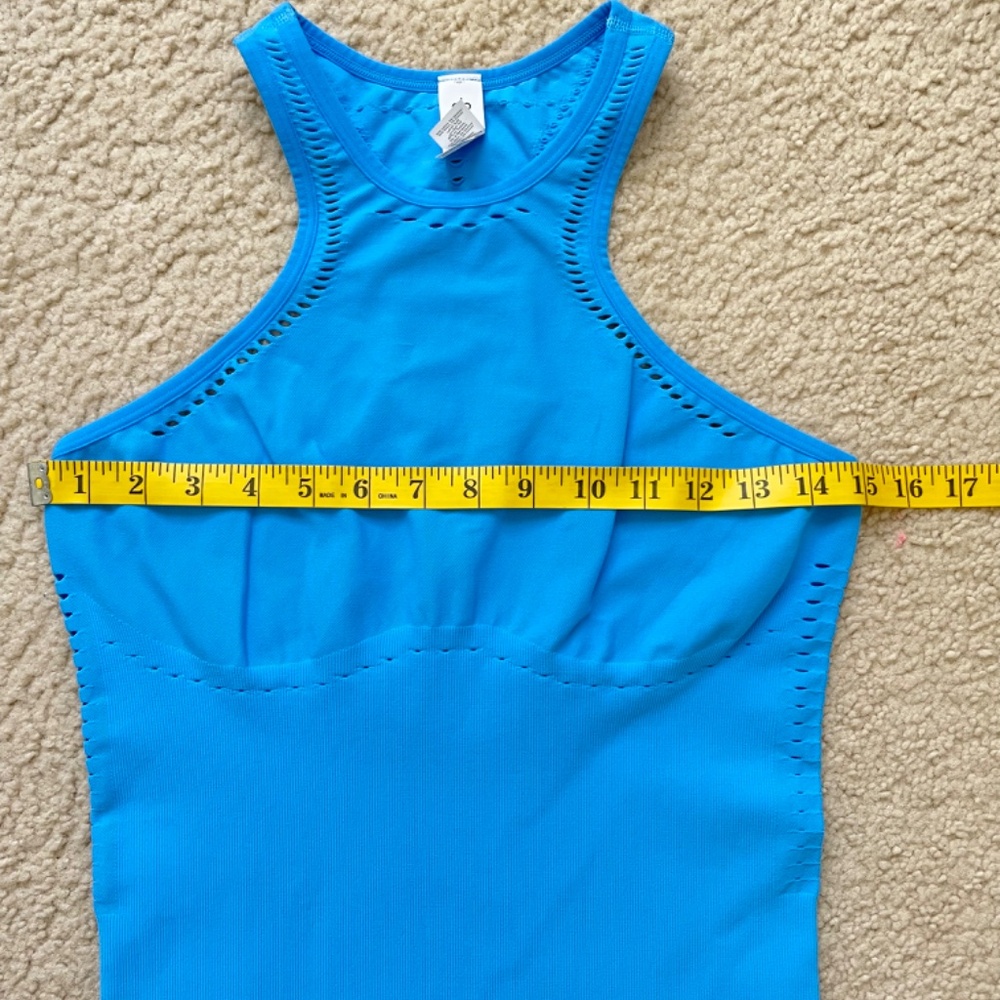 ALO Yoga Sky Blue Racerback Bodycon Dress - Picture 12 of 15